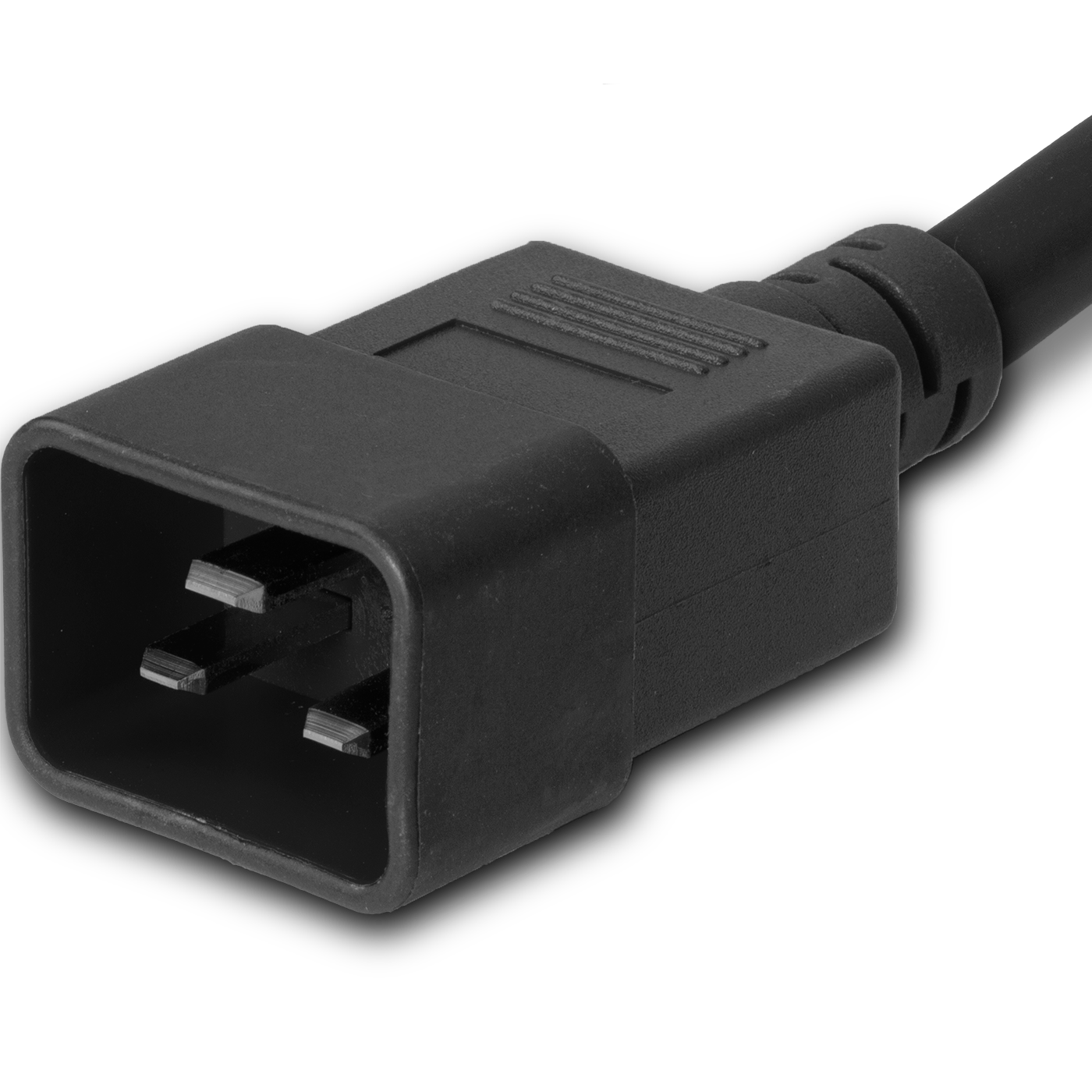 Plug (Male) : IEC 60320 C20 Connector (Female) : IEC 60320 C21 Color : Black