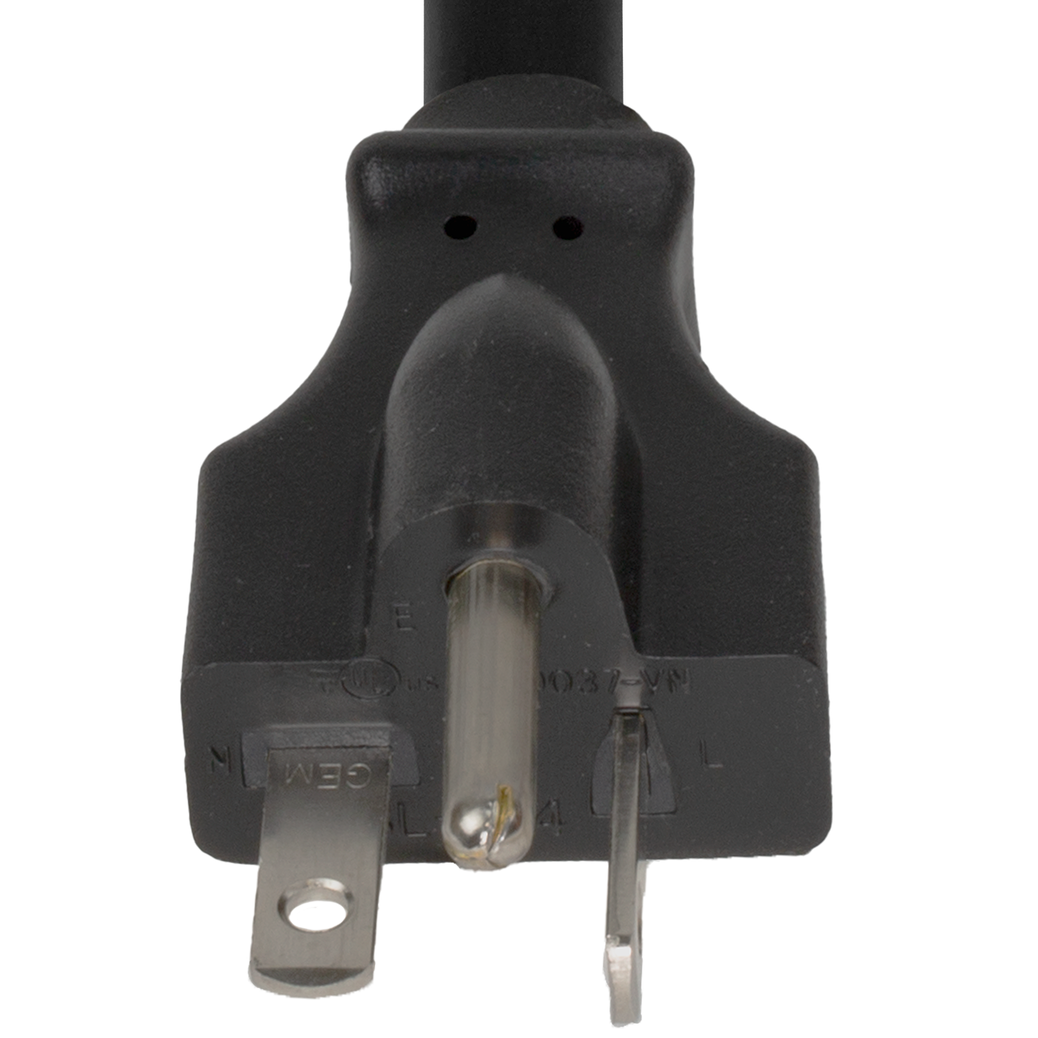 KNTK 3ft 12 AWG Power Cord – NEMA 5-20P To IEC60320 C19 – 20A/125V, SJT Black